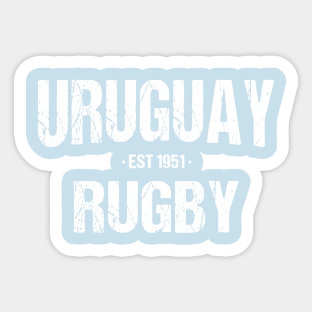 Uruguay Rugby Union (Los Teros) Sticker by stariconsrugby